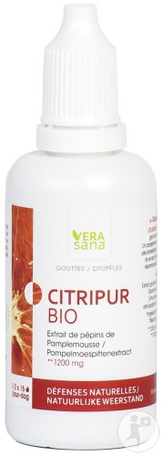 Vera Sana Citripur organic dropper bottle 50ml