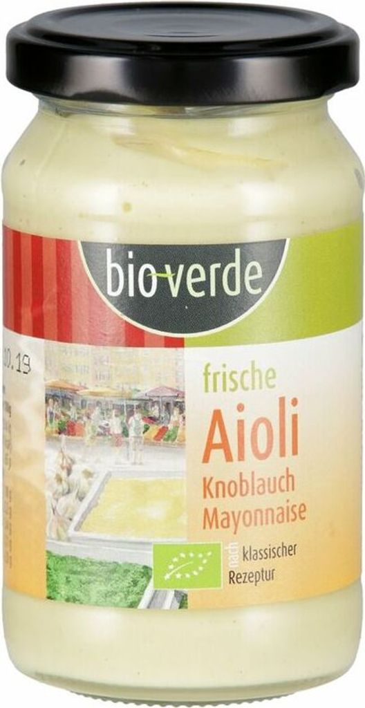 verde Aioli Classico Frische Knoblauch Mayonnaise -- 165g