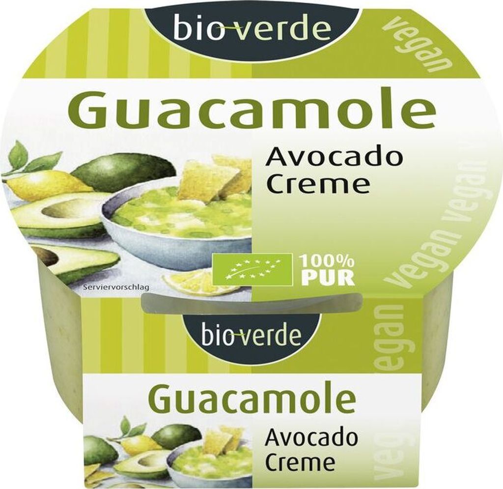 verde Guacamole Avocado-Creme -- 150g x 4  - 4er Pack VPE