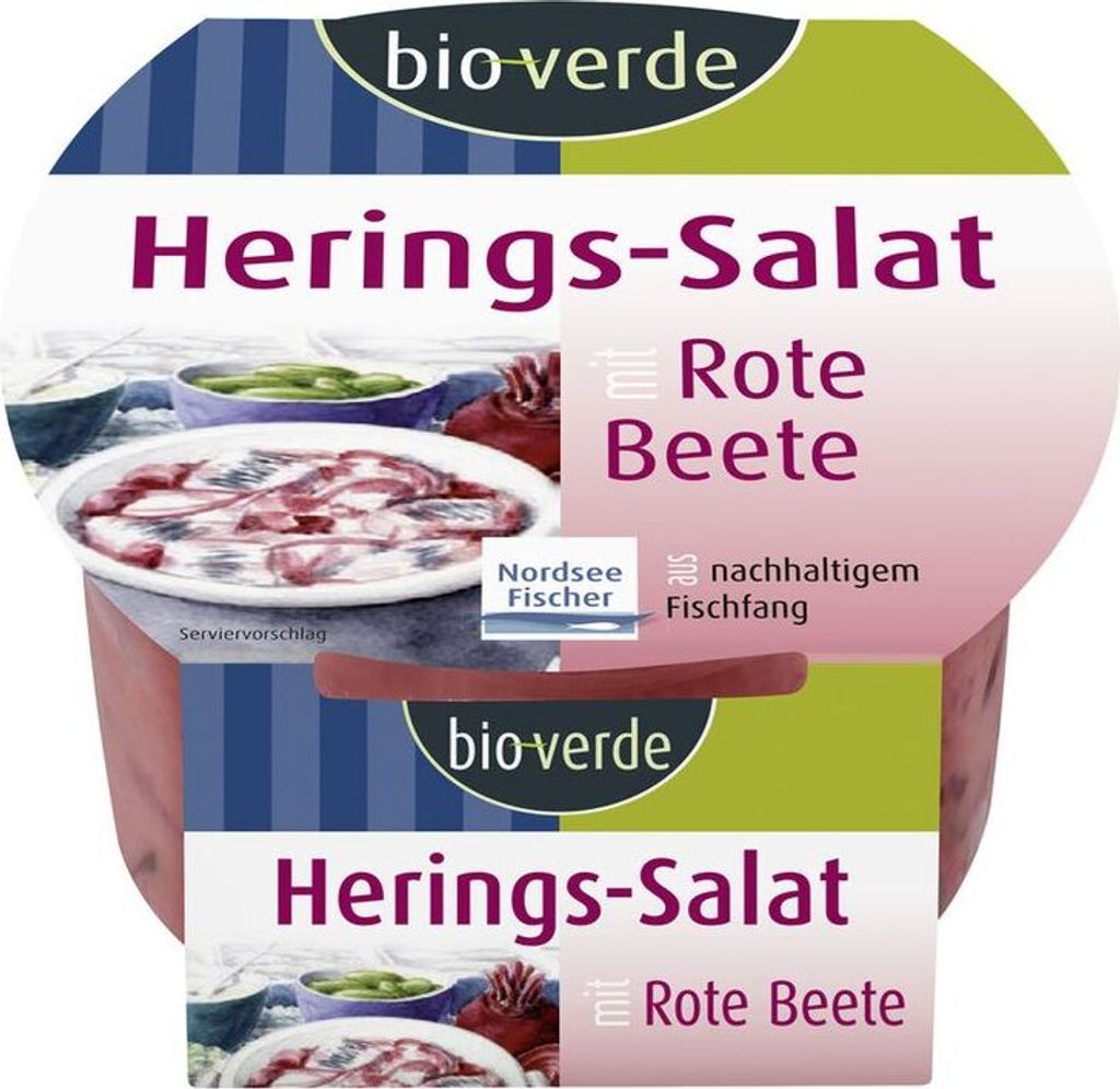 verde herring salad with beetroot -- 150g x 4 - pack of 4 PU