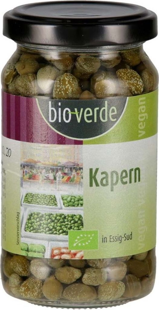 verde capers in vinegar broth drained weight 100 g -- 0.1 kg