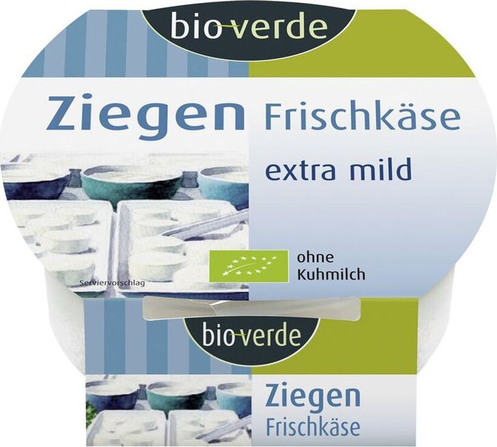 verde Ziegen-Frischkäse extra mild & cremig -- 100g x 4  - 4er Pack VPE