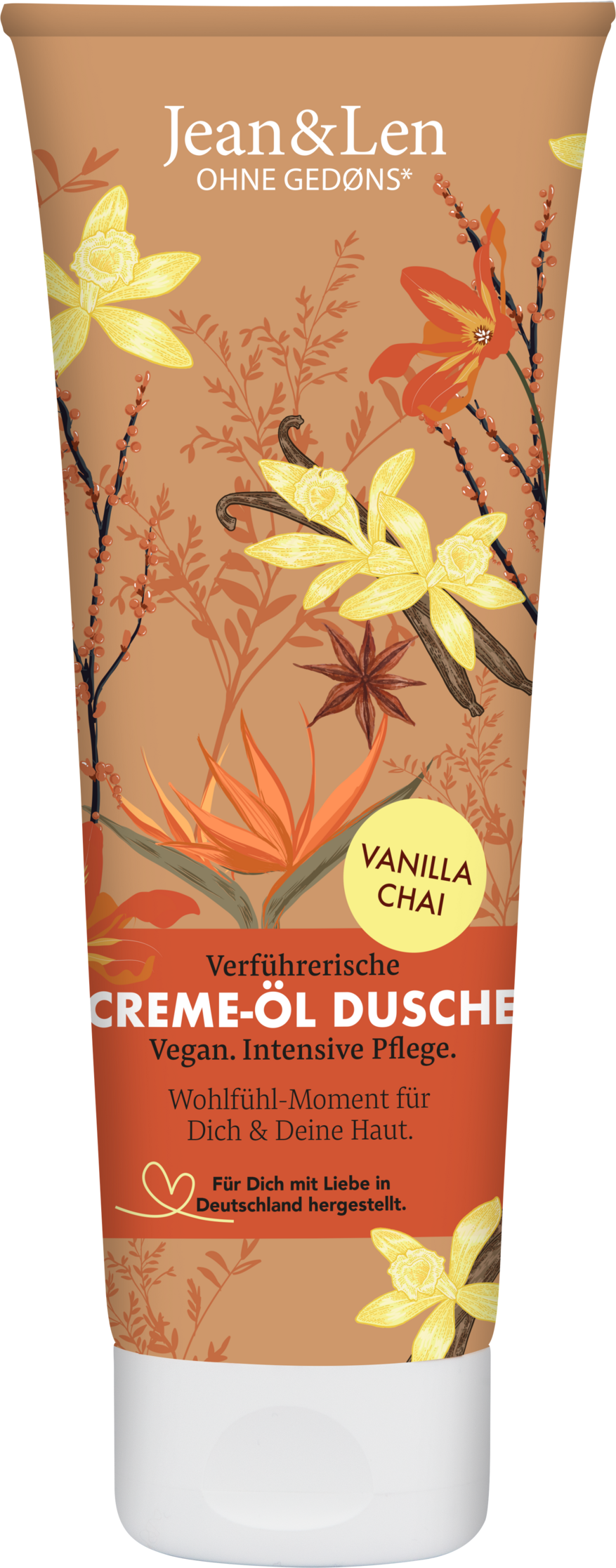 Seductive cream-oil shower vanilla chai