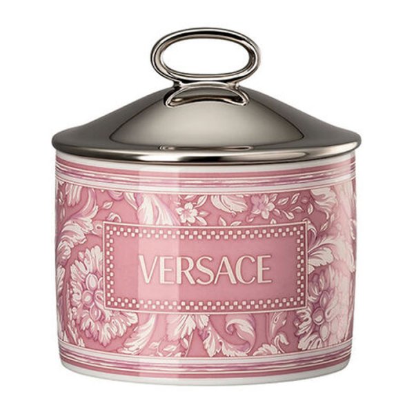 Versace by Rosenthal tin with lid Barocco Rose 9.2cm