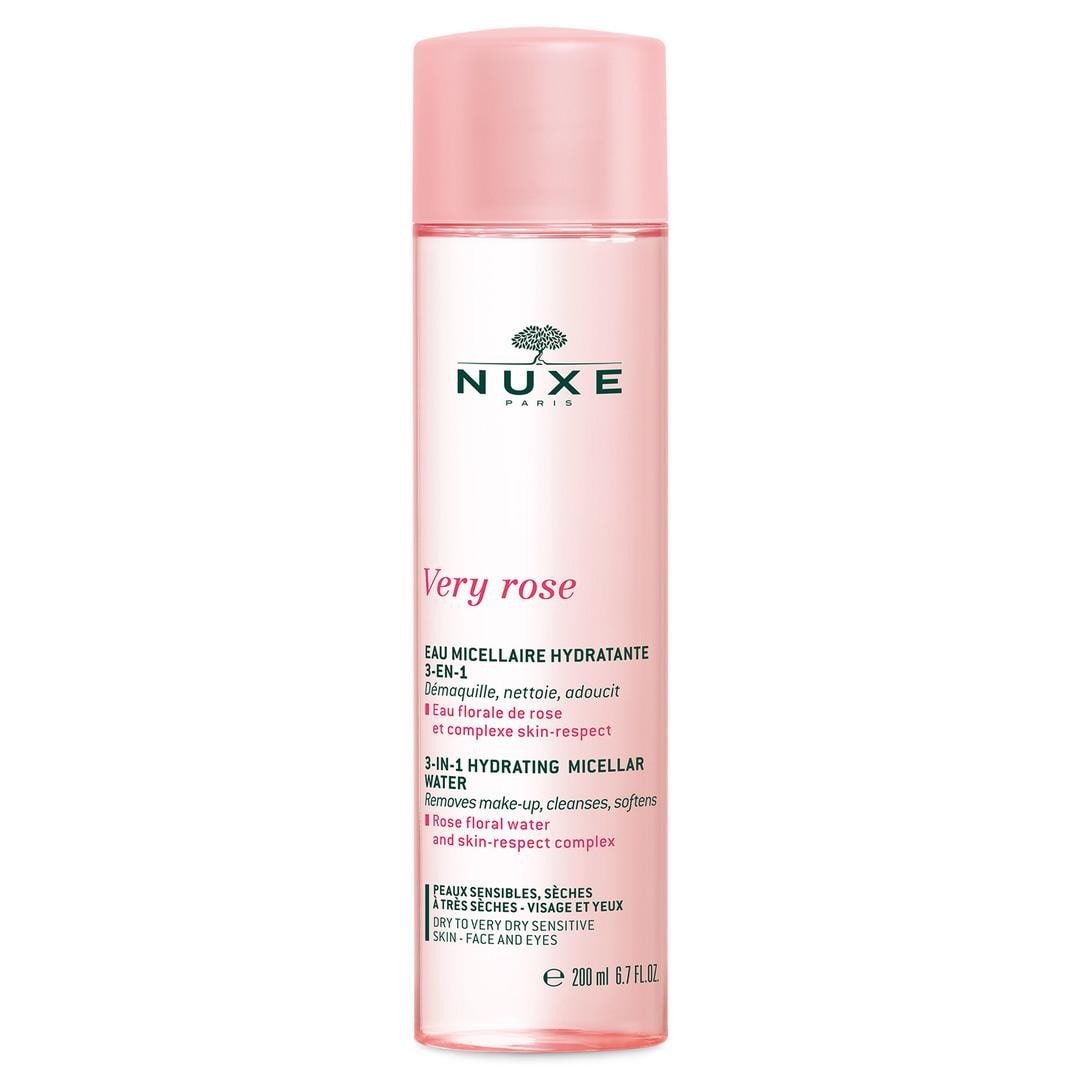 Nuxe Very Rose - Moisturizing 3-in-1 Micellar Cleansing Water