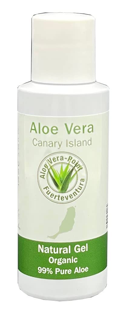 ALOE VERA - POINT FUERTEVENTURA Aloe Vera Point Organic Aloe Vera Gel 99% 100ml kaltgepresst von Fuerteventura - 1 Einheit