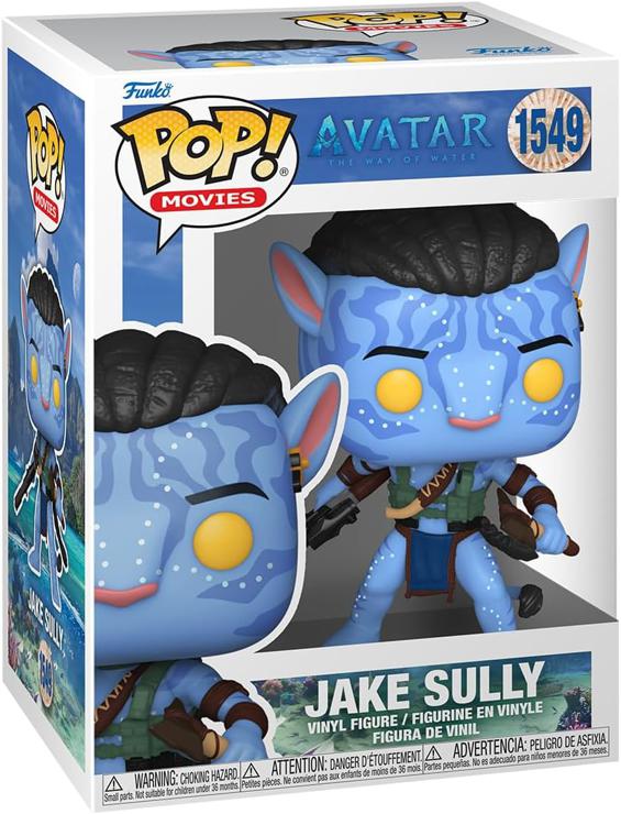 Funko Pop! Movies: Avatar: The Way of Water - Jake Sully - (Battle) - Vinyl Collectible Figure - Gift Idea - Official Merchandise - Toys For Children and Adults - Movies Fans