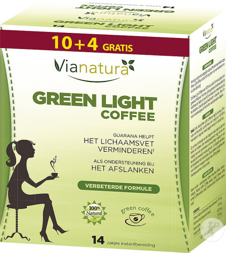 Via Natura Green Light Coffee 10+4 Free