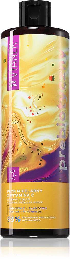 Vianek Prebiotic Glowing micellar water for make-up removal with prebiotics