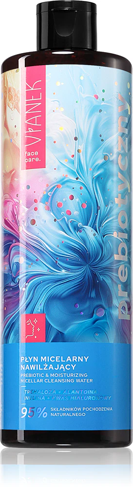 Vianek Prebiotic Moisturizing cleansing micellar water for make-up removal with prebiotics