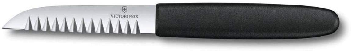Victorinox Colour cutting knife, ergonomic handle, stainless steel, Swiss made, nylon, black