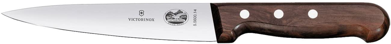 Victorinox Rosewood Stechmesser, mit Holzgriff, Gerade Klinge, rostfrei, edelstahl, spülmaschinengeeignet
