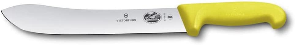 Victorinox Fibrox Kitchen Knife, Battle Knife, Extra Sharp Blade, Stainless Steel, Dishwasher Safe, Swissmade