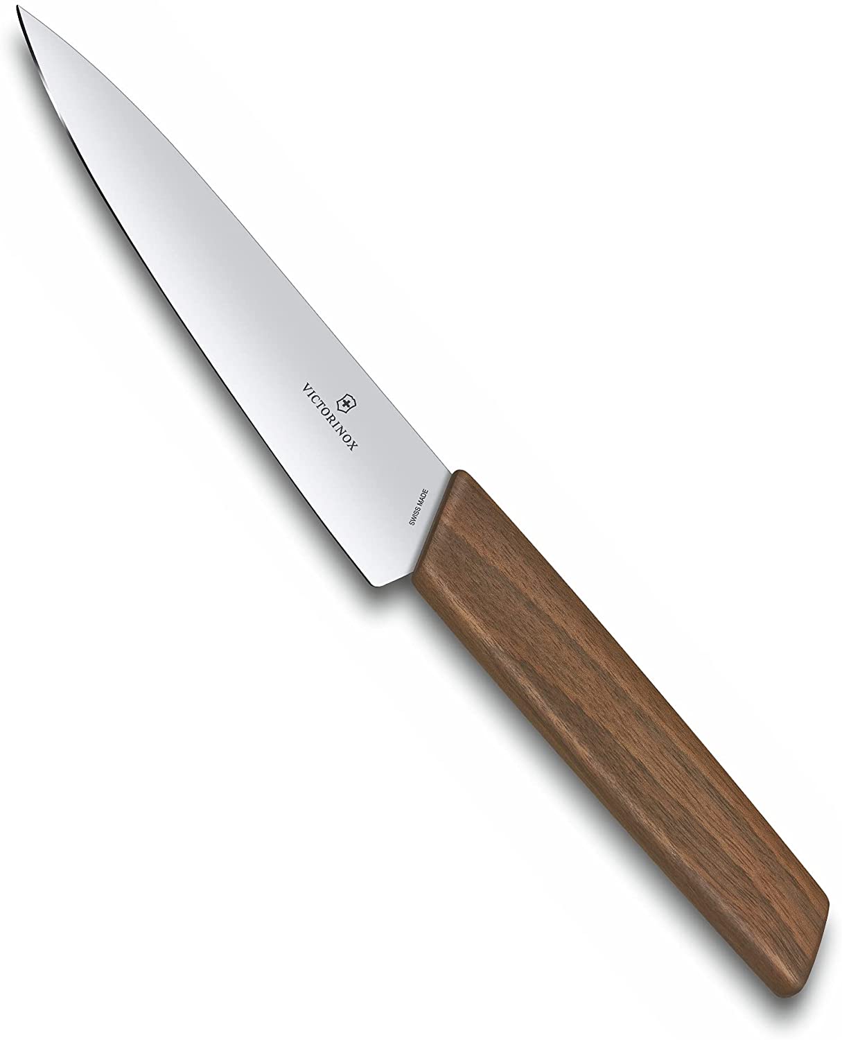 Victorinox Swiss Modern Office Knife / Chef\'s Knife in Gift Box, Extra Sharp Blade, Rustproof, Wooden Handle