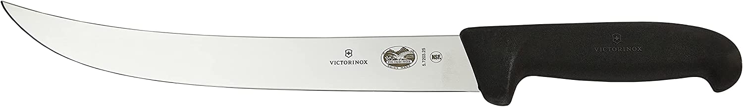 Victorinox curved slaughtering knife Fibrox black length: 25 cm, 5.7203.25