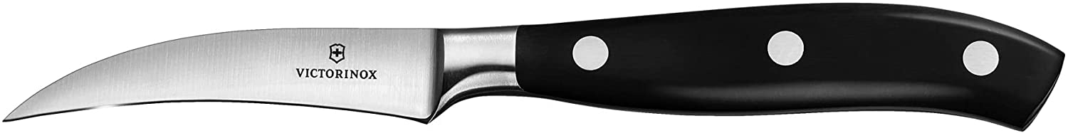 Victorinox Grand Maître Tournament Knife in Gift Box Curved Blade Dishwasher Safe Black