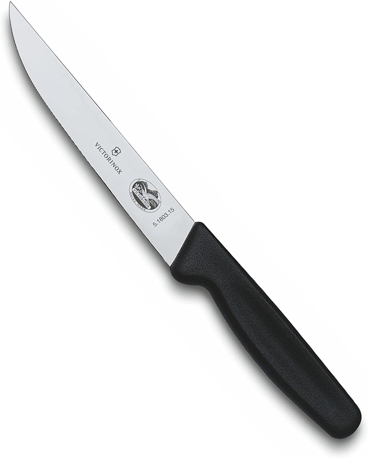 Victorinox Kitchen Carving Knife with Plastic Handle Straight Blade 15cm Blade Length Swiss Made