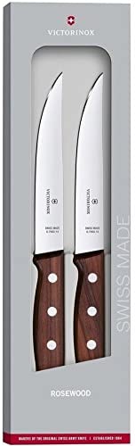Victorinox Steak Knife Set, Wood, brown, 20 x 1 x 3.3 cm 2 Units