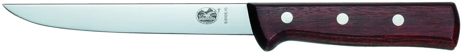 Victorinox Straight Boning Knife, Narrow, American Handle, 5.6106