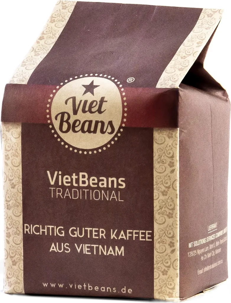 VietBeans Traditional - High-quality Vietnamese coffee – Ground roasted coffee – Coffee Vietnam - 250g