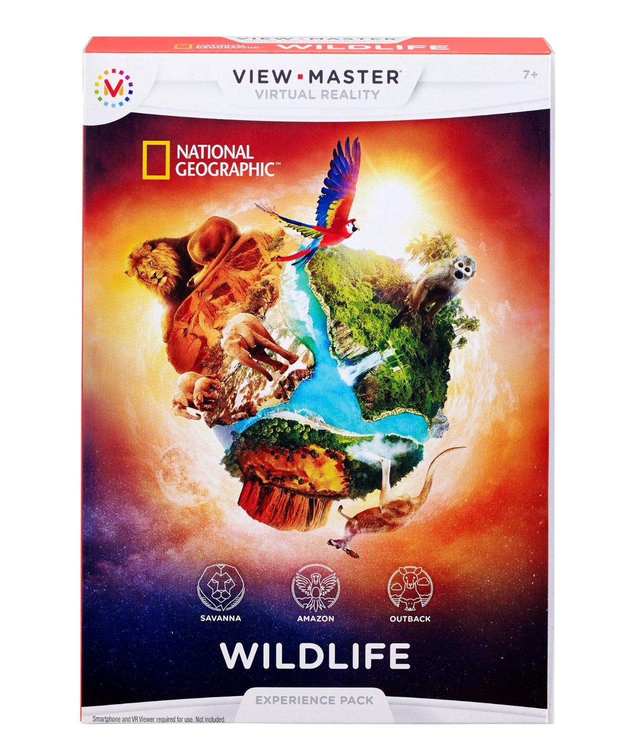 Mattel View Master Extension Pack Wild Animals Assort A