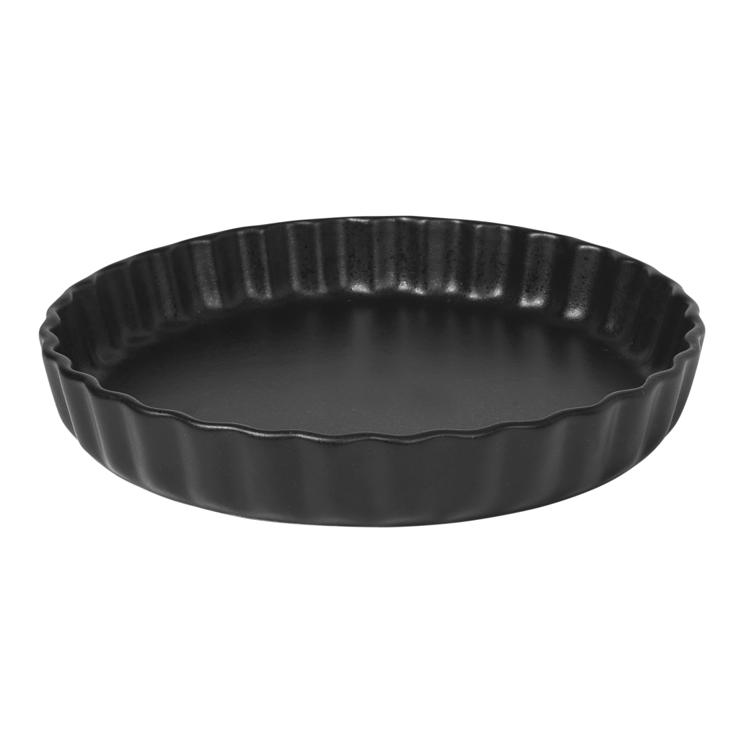 Vig Round Ovenproof Dish Black
