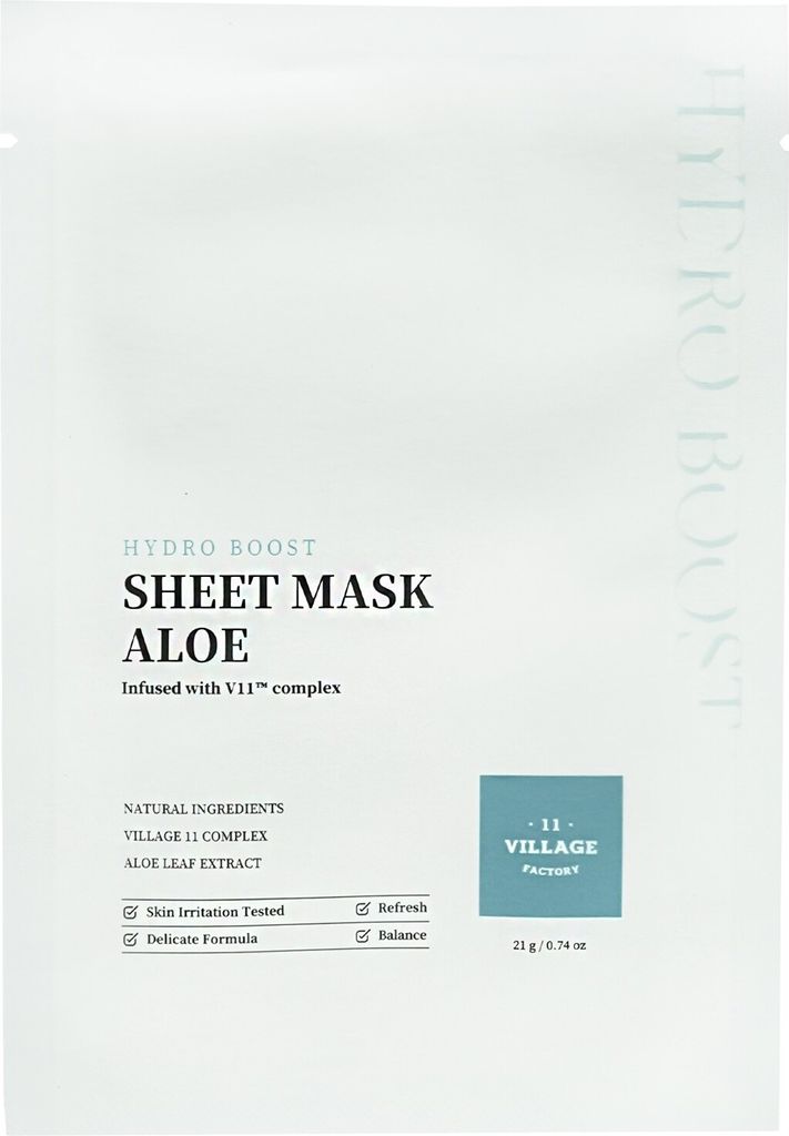 Village 11 Hydro Boost Sheet Mask Aloe 21 G