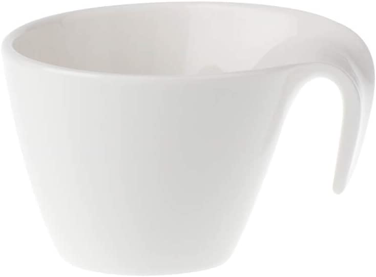 Villeroy and Boch 200 ml Premium Porcelain Flow Coffee Mug, White