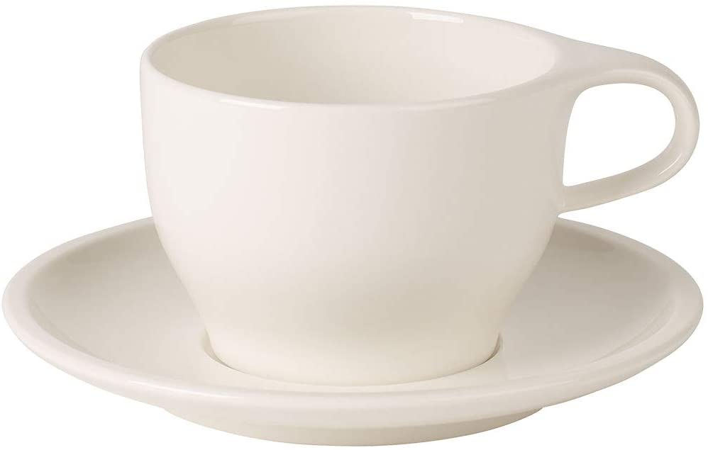 Villeroy & Boch Villeroy and Boch Coffee Passion 2-Piece Premium Porcelain Cappuccino Set, White