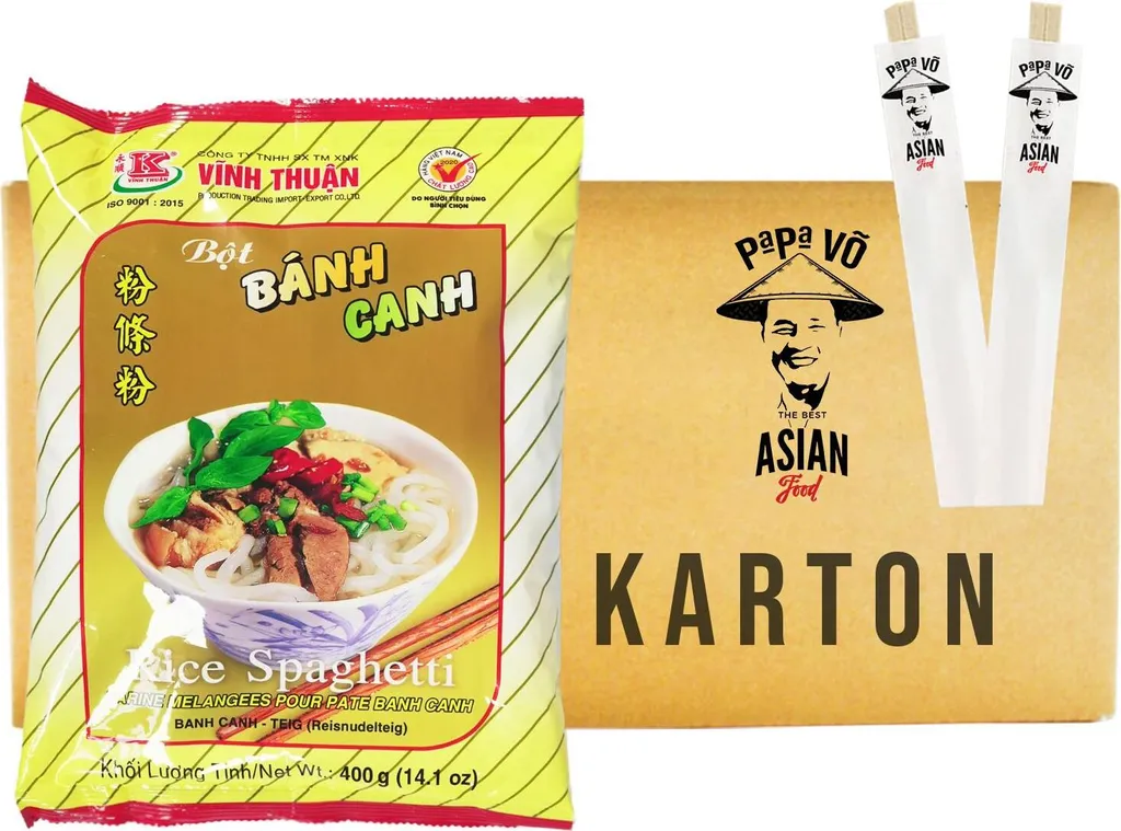 Vinh Thuan Bot Banh Canh Viet Udon Spaghetti Flour Mix 20x400g