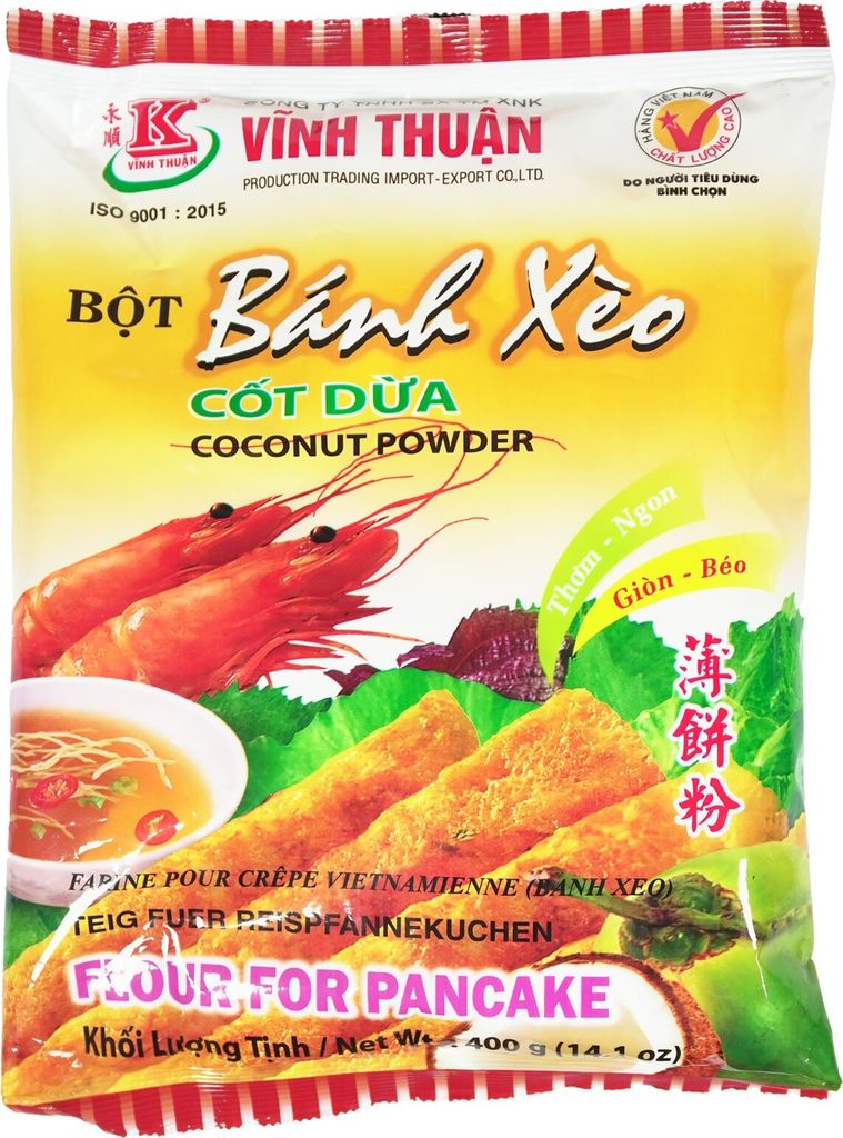 Vinh Thuan Bot Banh Xeo Cot Dua Mix with Coconut Powder 400g