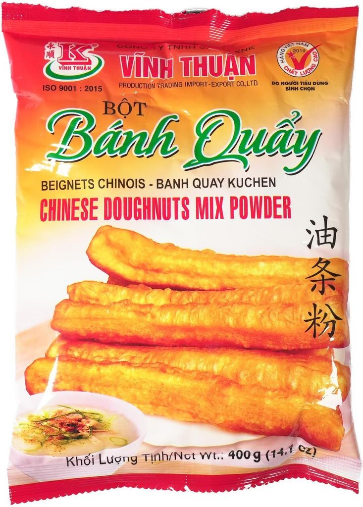 Vinh Thuan Bot Cheo Quay Patongo Youtiao Mix 400g Donuts