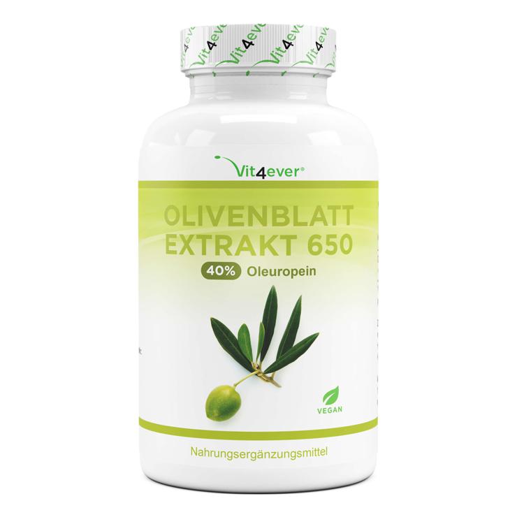 vit4ever olive leaf extract 650 - 40% oleuropein
