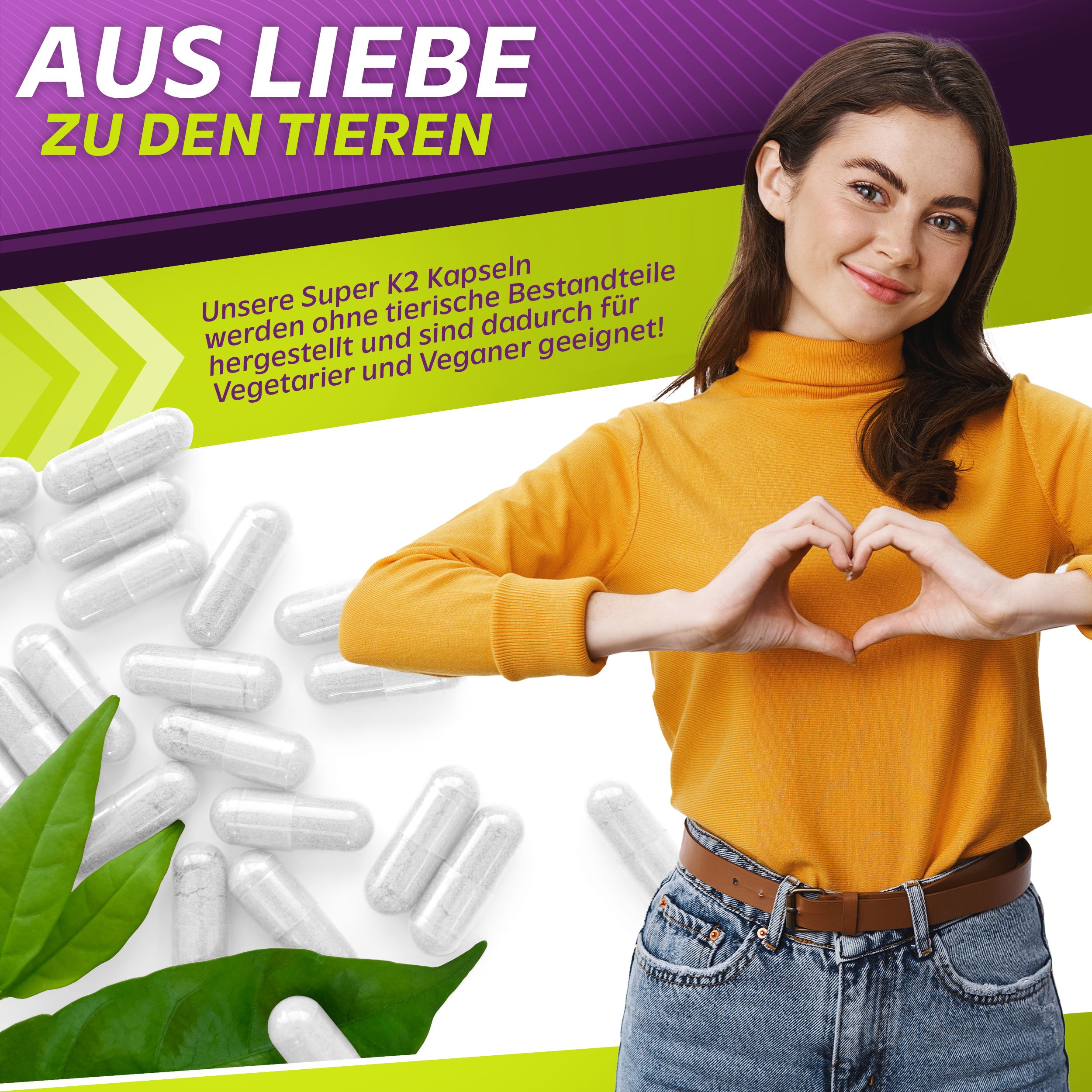 Vita2You Vitamin K2 100µg capsules - all trans