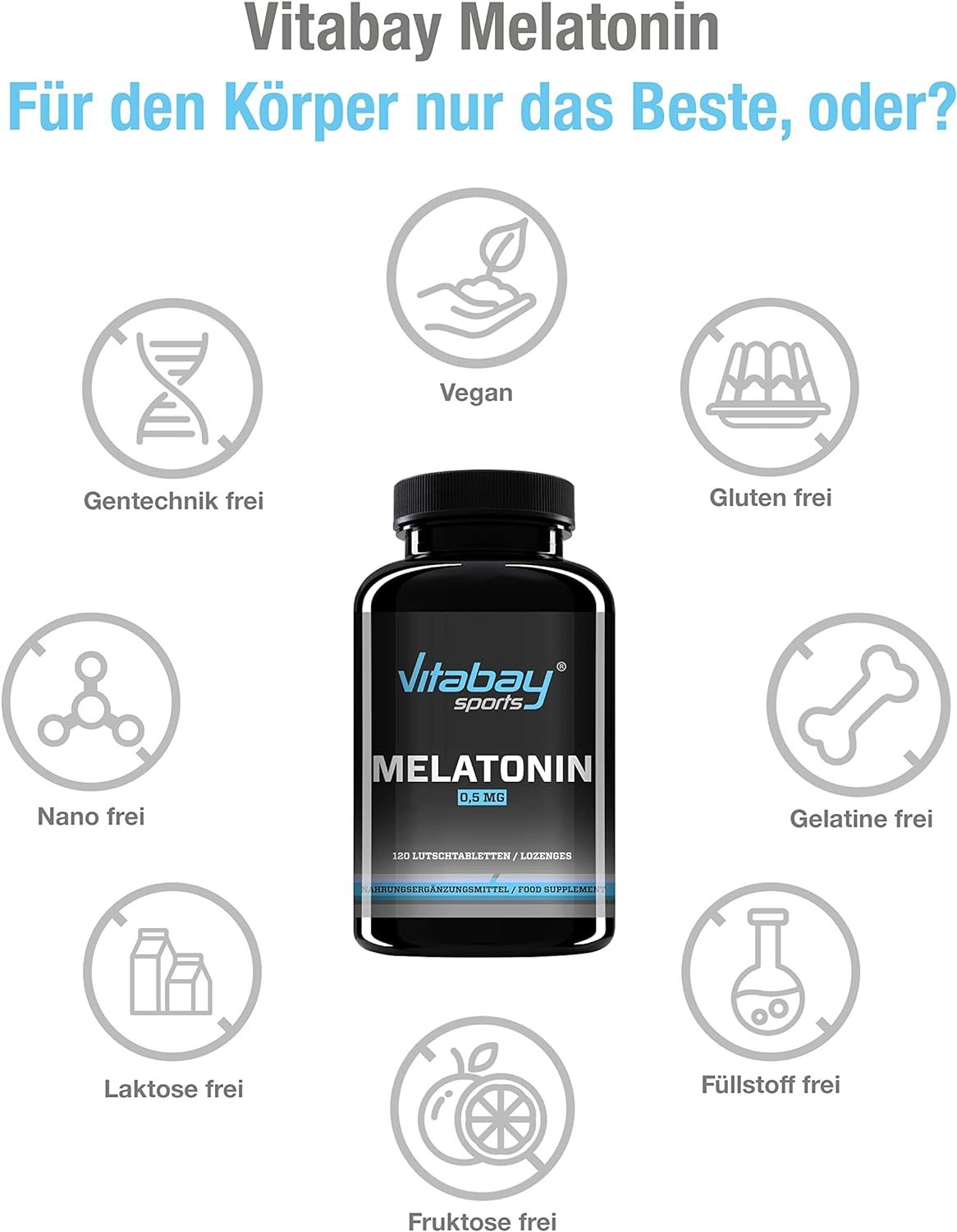 Vitabay Melatonin 0,5mg
