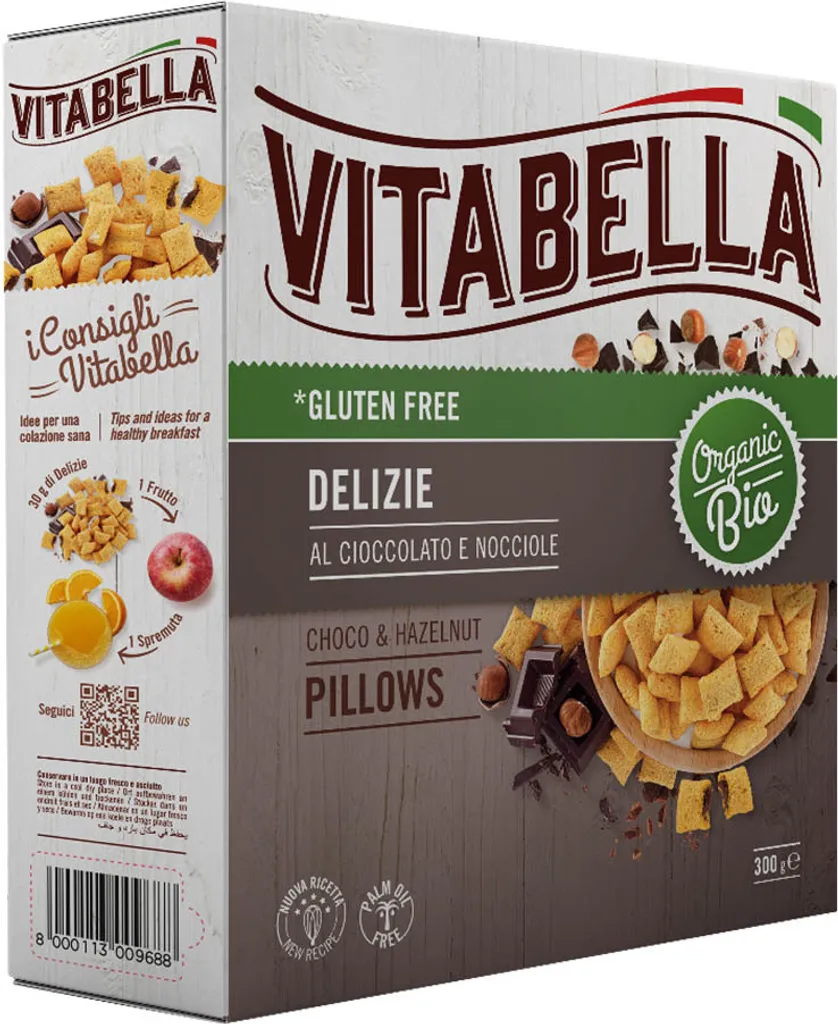 Vitabella Haselnuss-Schoko-Kissen300g