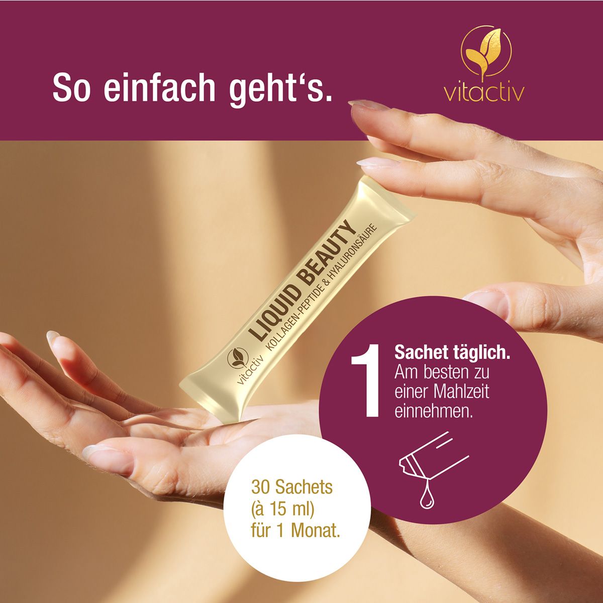 Vitactiv LIQUID BEAUTY – Kollagen zum Trinken