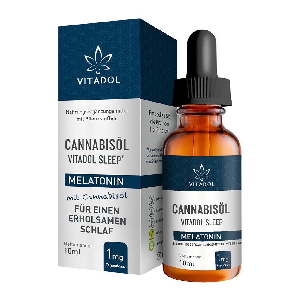 Vitadol cannabis oil melatonin 10ml/25mg