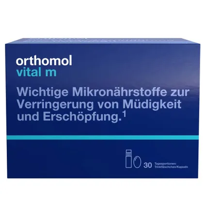 Orthomol Vital M Drinking vials/Kaps.Kombipack.