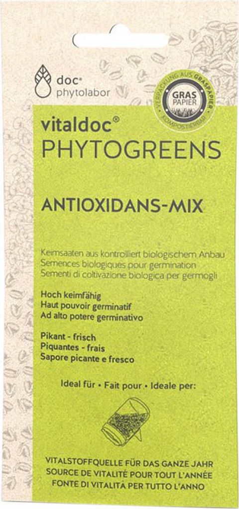 vitaldoc® PHYTOGREENS Keimsaat - Antioxidans Mix 50g