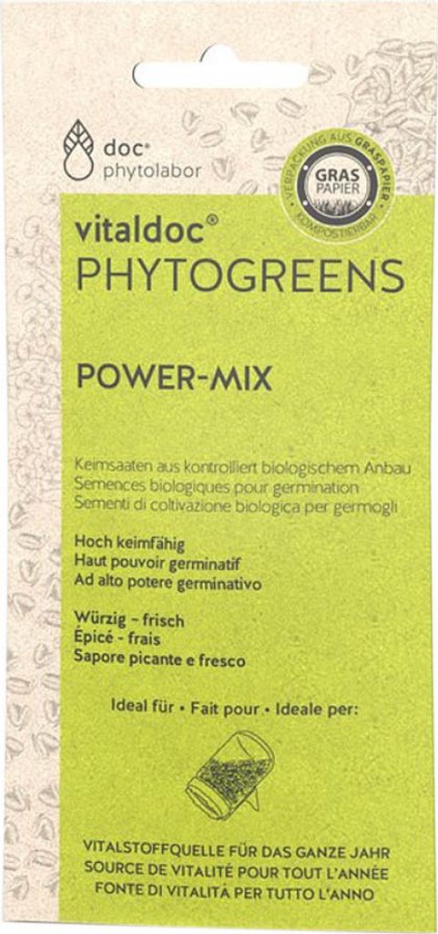 vitaldoc® PHYTOGREENS Keimsaat - Power Mix 50g