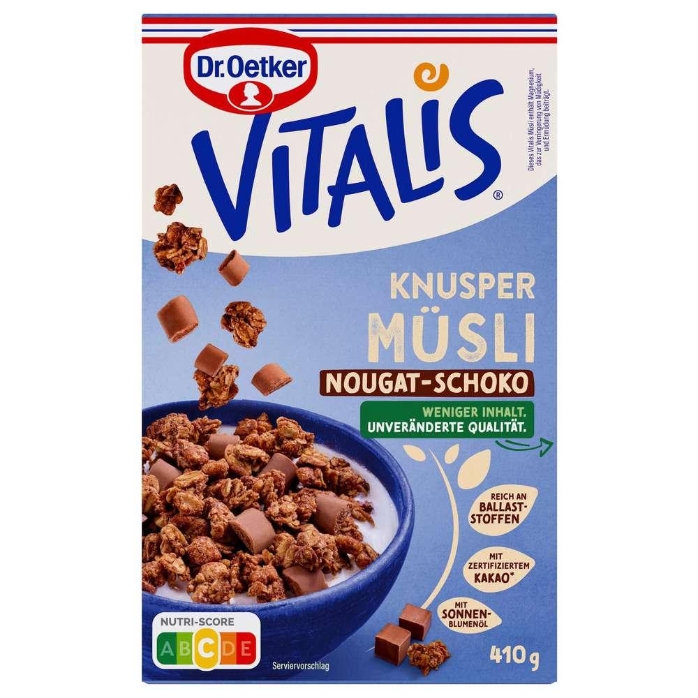 Vitalis crunchy muesli nougat chocolate