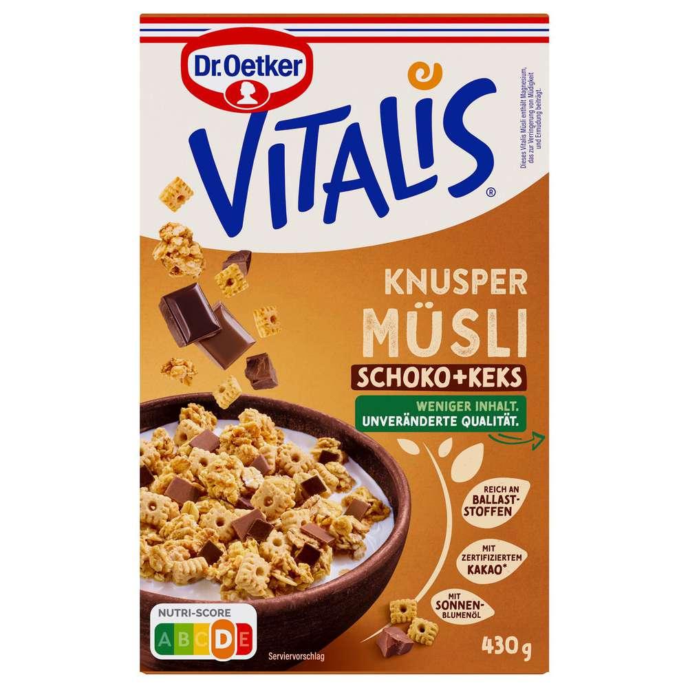 Vitalis Crunchy Muesli Chocolate + Biscuit
