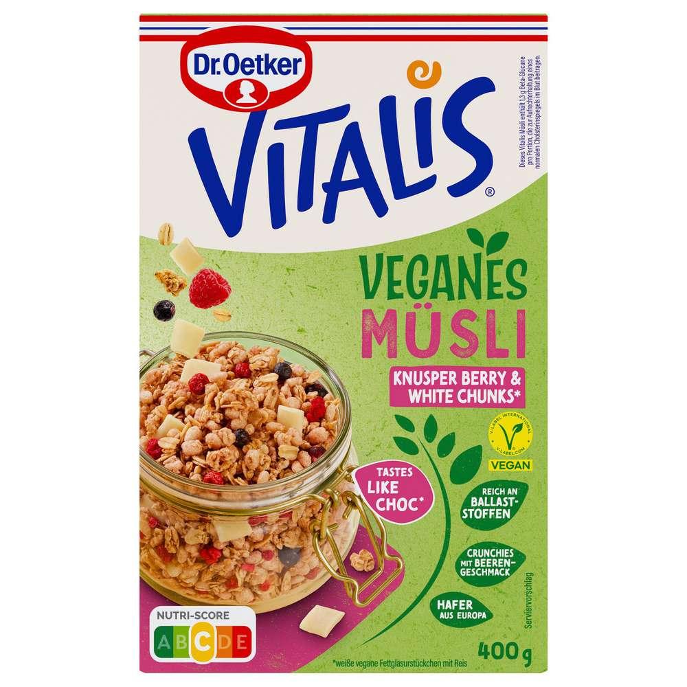 Vitalis Crunchy Muesli Vegan, Berry White Choc