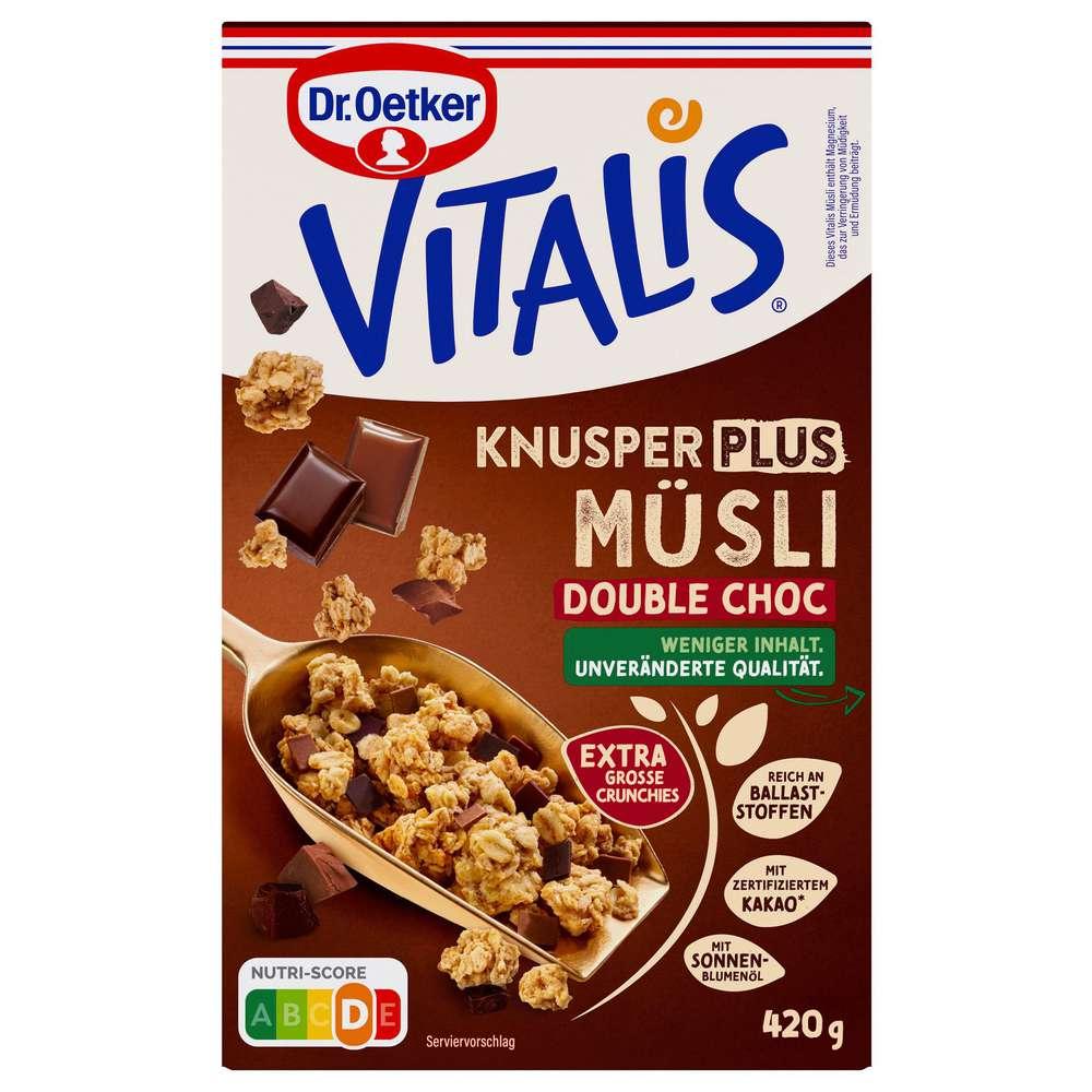 Vitalis Knusper Plus Muesli Double Choco