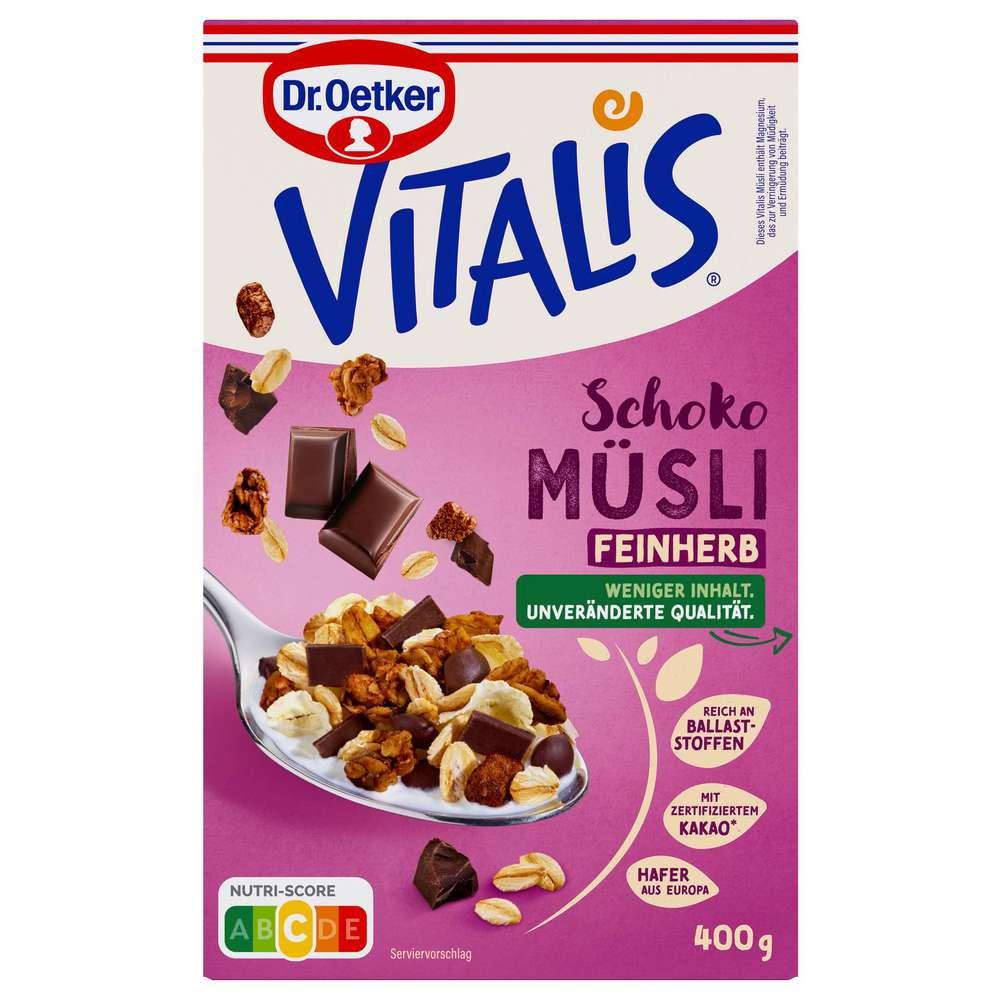 Vitalis Chocolate Muesli, semi-sweet