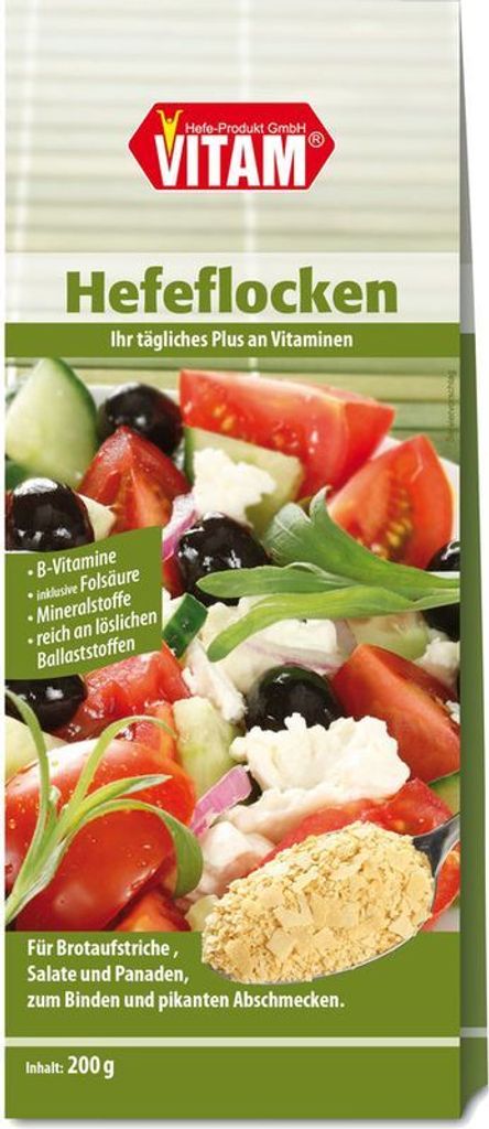 Vitam Yeast Flakes salt-free low sodium - 200g x 12 - 12 pack