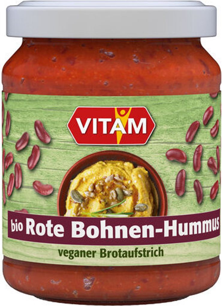 Vitam Rote Bohnen Hummus -- 125g