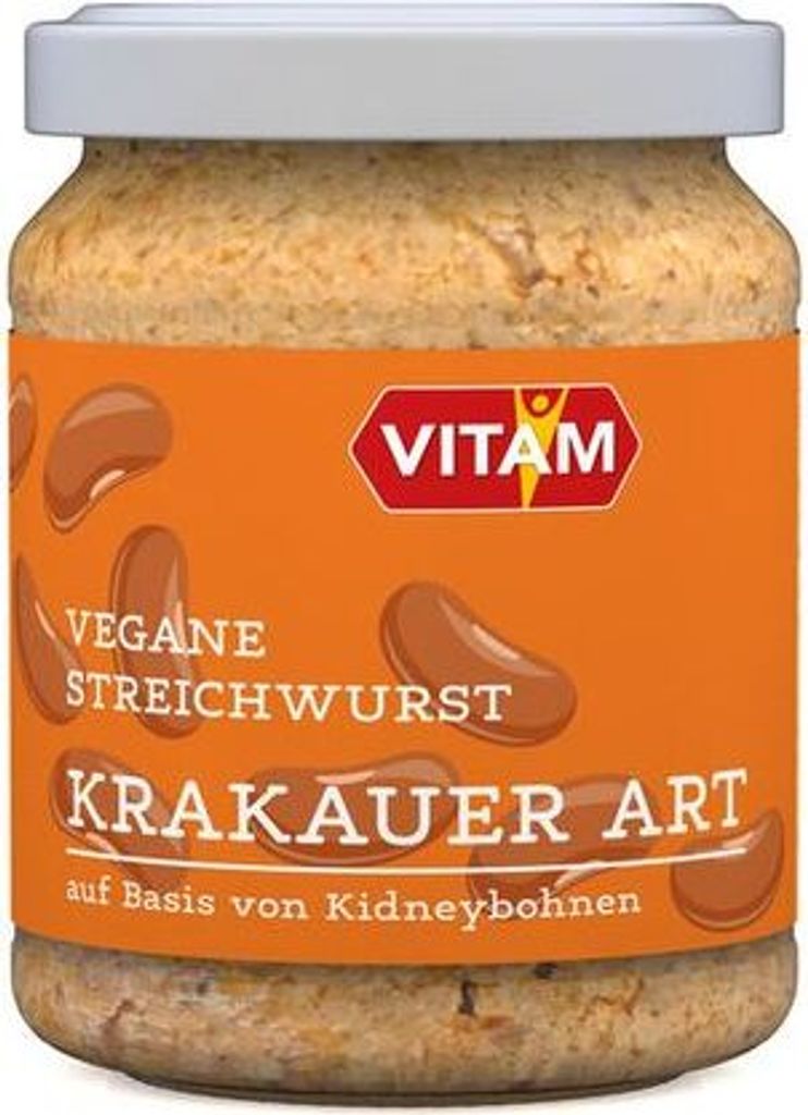 Vitam veganer Bohnenaufstrich nach Art Krakauer -- 110g