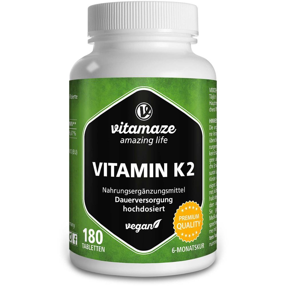 Vitamaze VITAMIN K2 200 µg high dose vegan